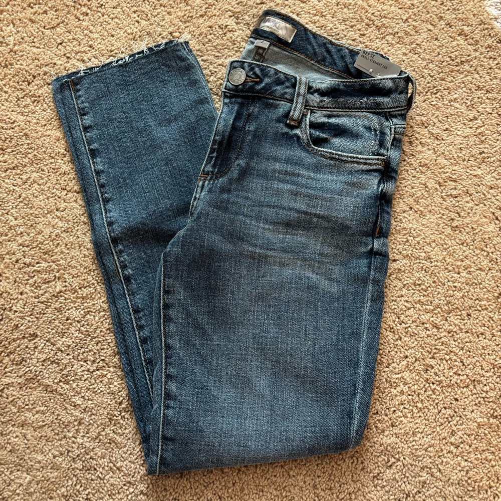 New Kut From The Kloth Reese Ankle Straight Jeans size 2